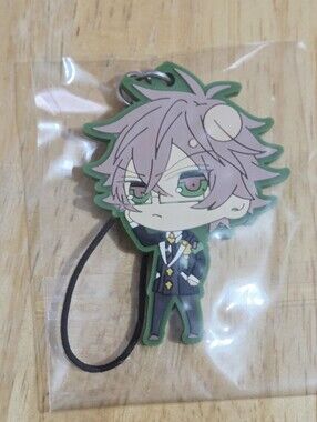 *4 for $20* Amnesia Kent Kento Cactus Rubber Mascot Keychain Charm Chibi